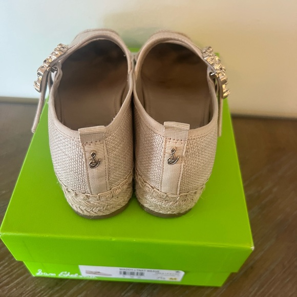 SAM EDELMAN Maddy Espadrille Mary Jane in Light Natural size 7.5 - Picture 8 of 12